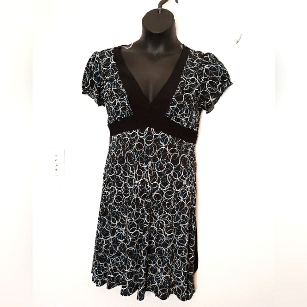 My Michelle black + blue dress